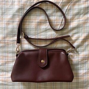 Elegant Brown Leather Women's Bag
